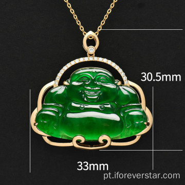 Maitreya Buddha jade pedras preciosas